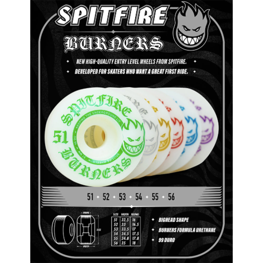 Spitfire 99D Burners Wheels