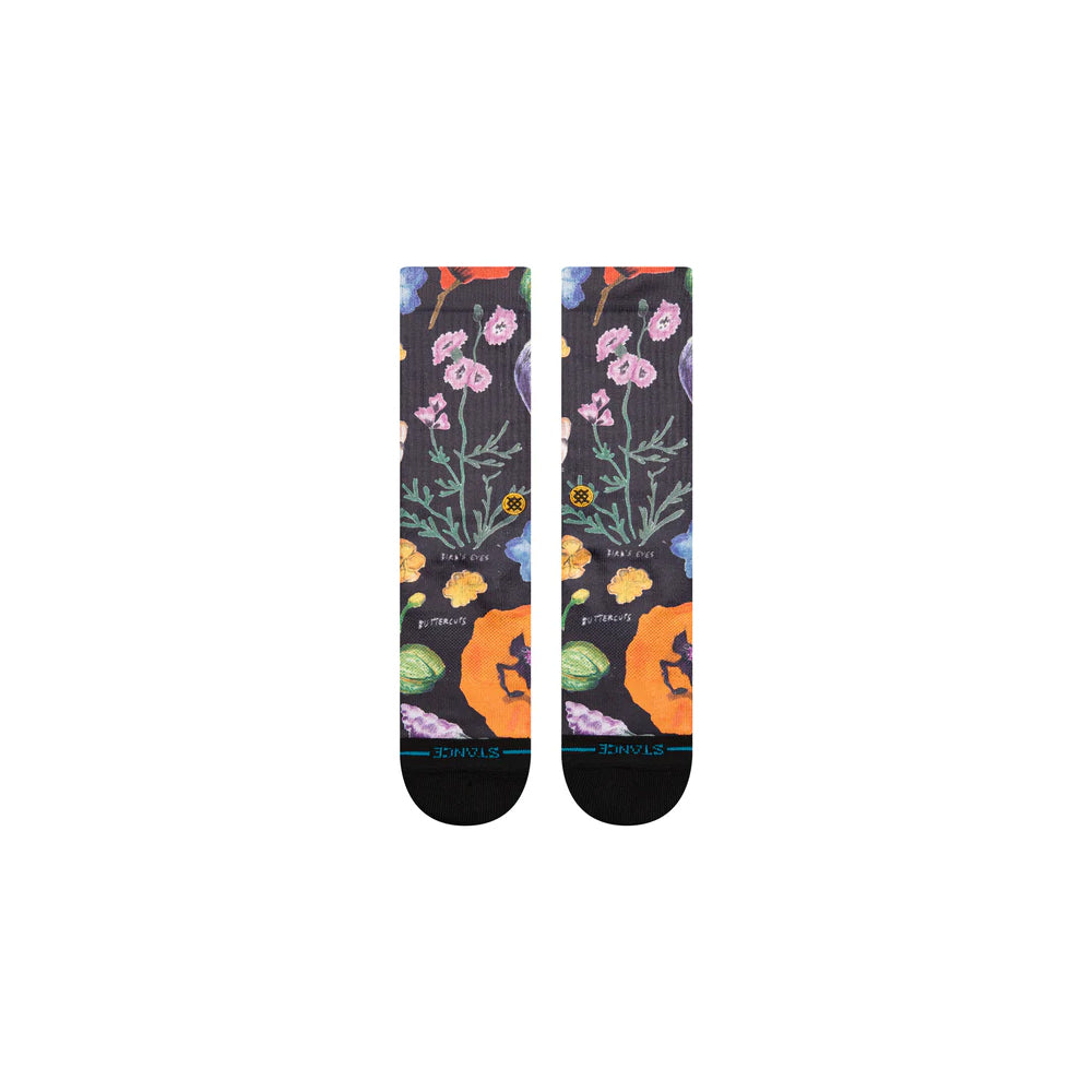 Stance Poly Blend Lucias Floral Crew Sock