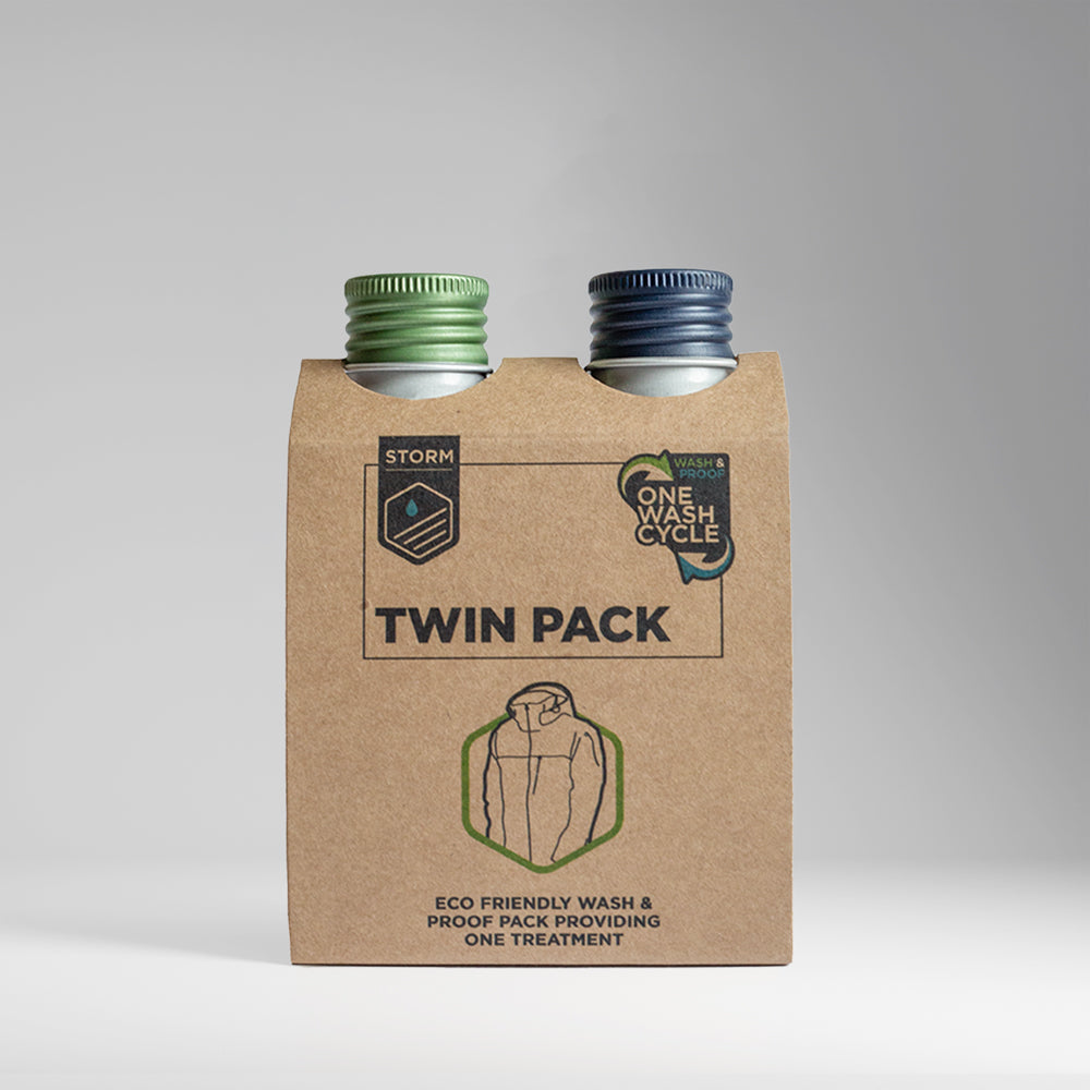 Storm Care Apparel Wash + Proof Twin Pack 75ml