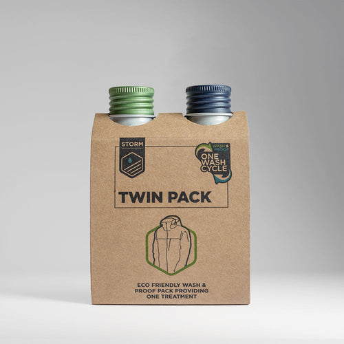 Storm Care Apparel Wash + Proof Twin Pack 75ml