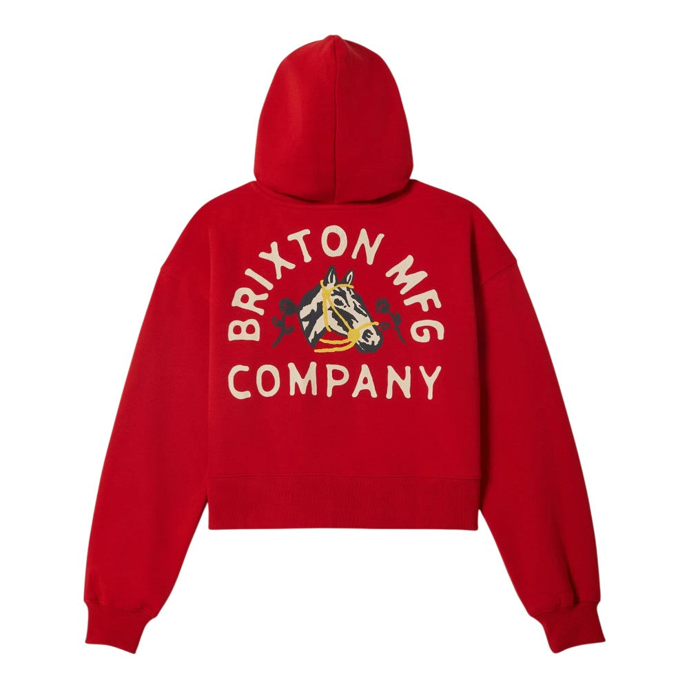 Brixton Women's Horse Cropped Zip Hood