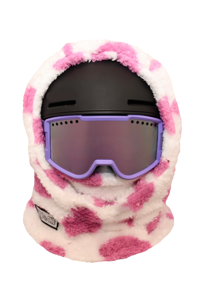 Mdxone Kids Balaclavas Plush - Purple Hearts
