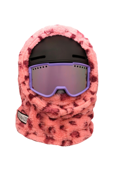 Mdxone Kids Balaclavas Plush - Pink Leopard
