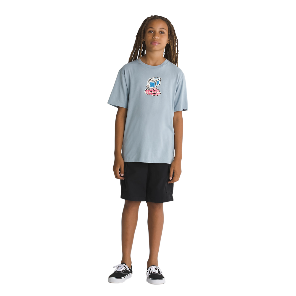 Vans Boys Checkerboard Spill Short Sleeve