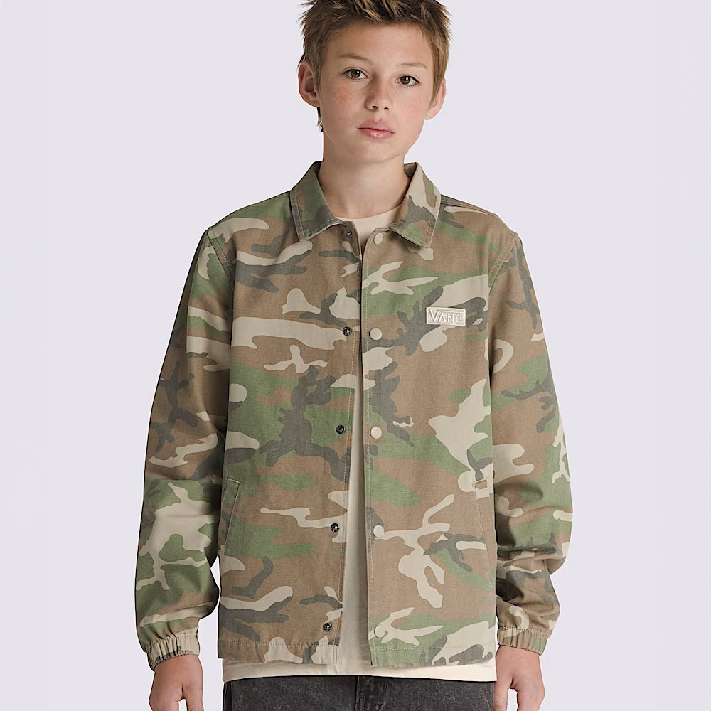 Veste d'entraîneur en toile Vans Torrey pour garçon