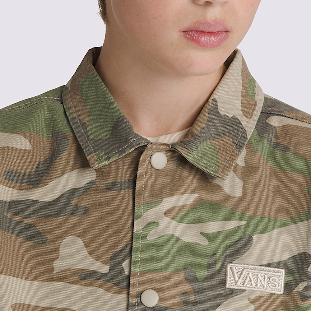 Veste d'entraîneur en toile Vans Torrey pour garçon