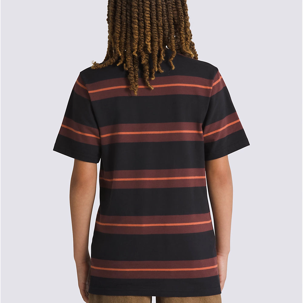 Vans Boys Turner Stripe Shortsleeve Knit (Kids)