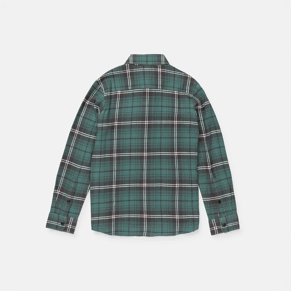 Volcom Big Boys Caden Plaid Long Sleeve Shirt