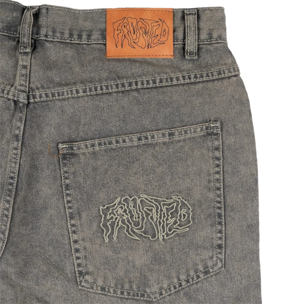Pantalon ondulé classique givré