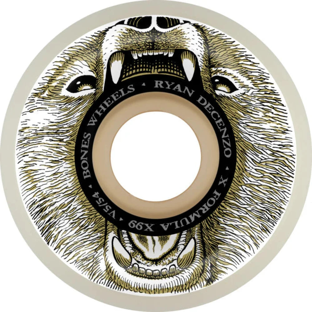 Bones Wheels Decenzo Bear Grill V5 Sidecut X Formula 99A