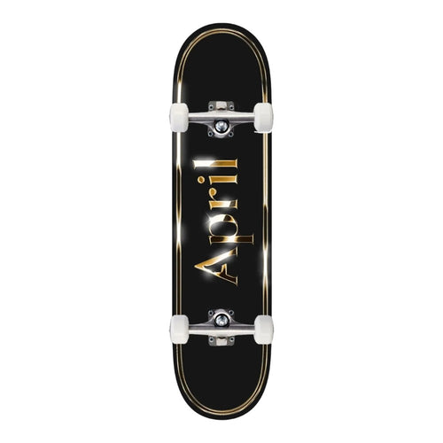 April Og Golden Black Mini Skateboard Complete 7