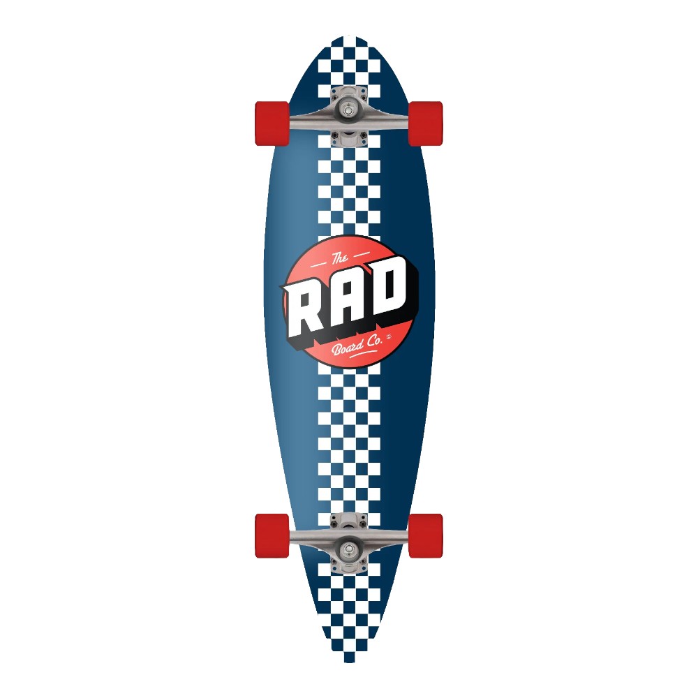 Rad Planche à roulettes complète Checker Stripe Pintail Mini 9