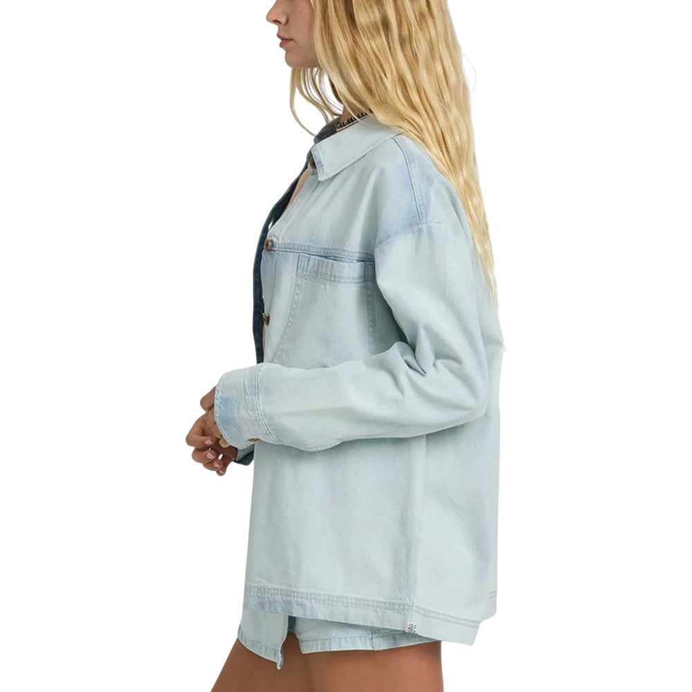 Billabong Women's Jade Saltwashed Ls Shirt