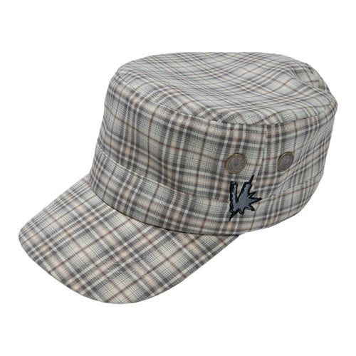 Vulgus365 Cadet Cap (tan plaid)