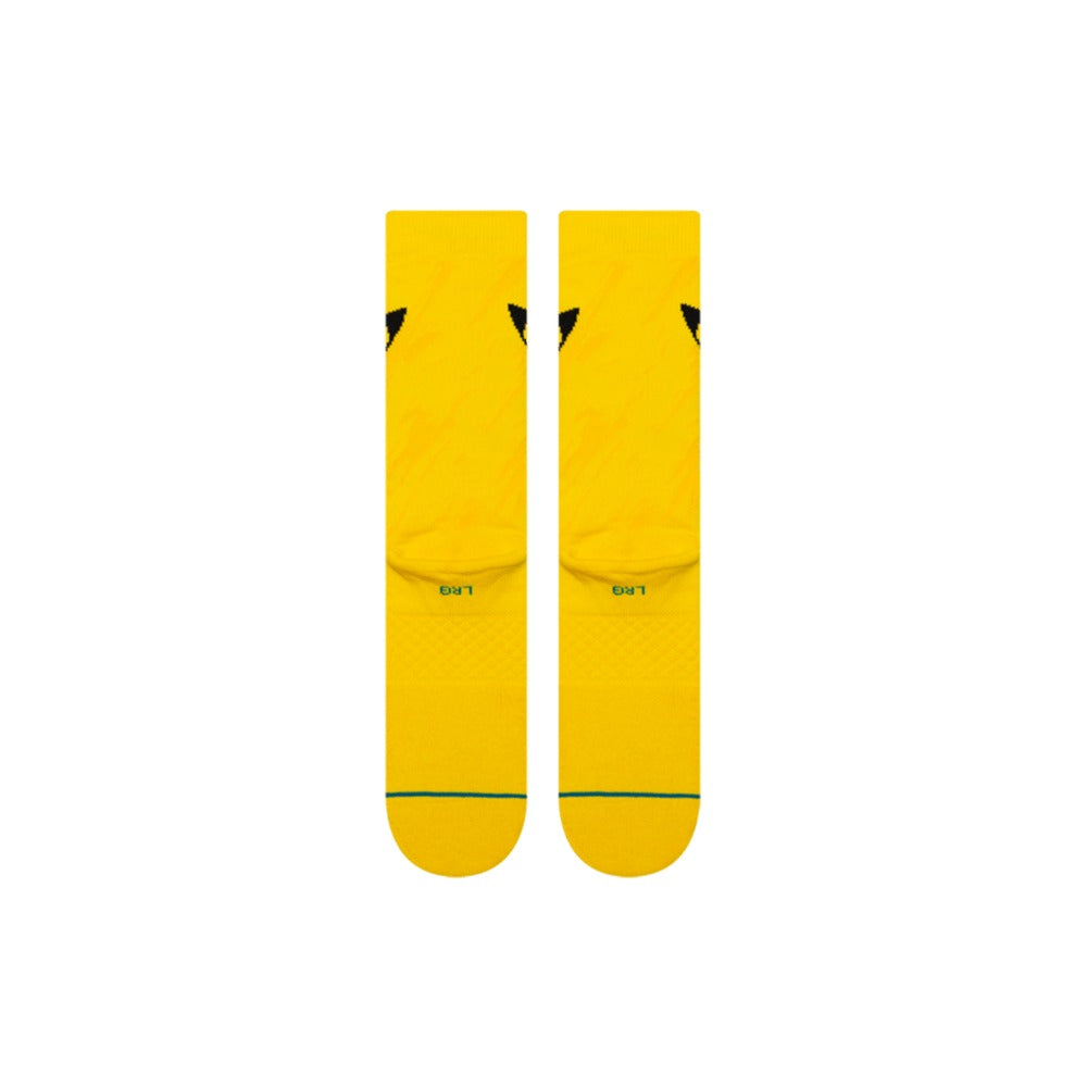 Stance Pokémon Pikachu Bolt Crew Socks - Yellow