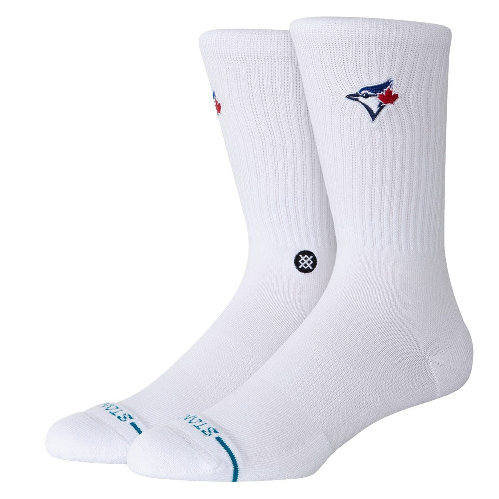 Stance MLB Toronto Blue Jays Crest Crew Socks - White