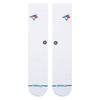 Stance MLB Toronto Blue Jays Crest Crew Socks - White (front)