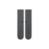 Stance Signature Crew Socks - Black Heather