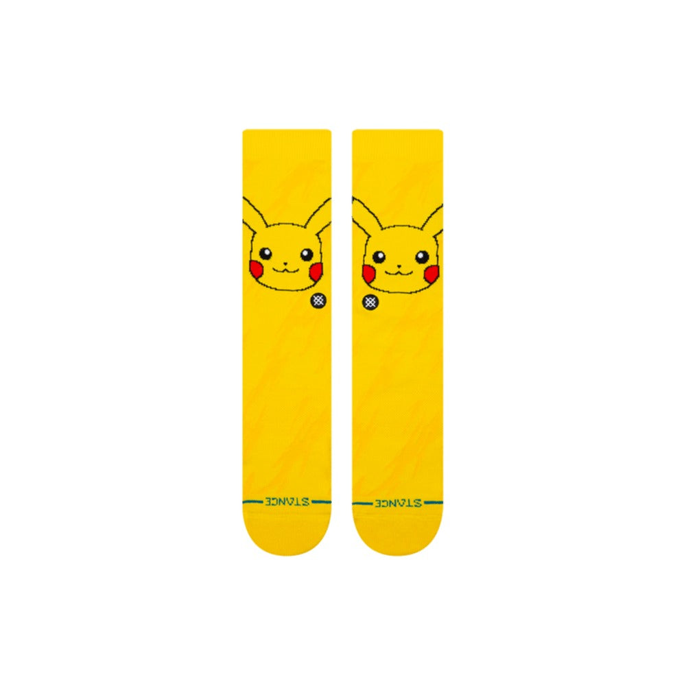 Stance Pokémon Pikachu Bolt Crew Socks - Yellow