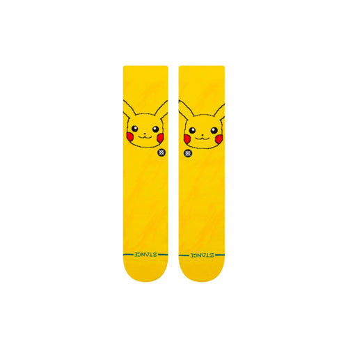 Stance Pokémon Pikachu Bolt Crew Socks - Yellow
