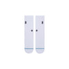 Stance NBA Logoman Crew Socks - White