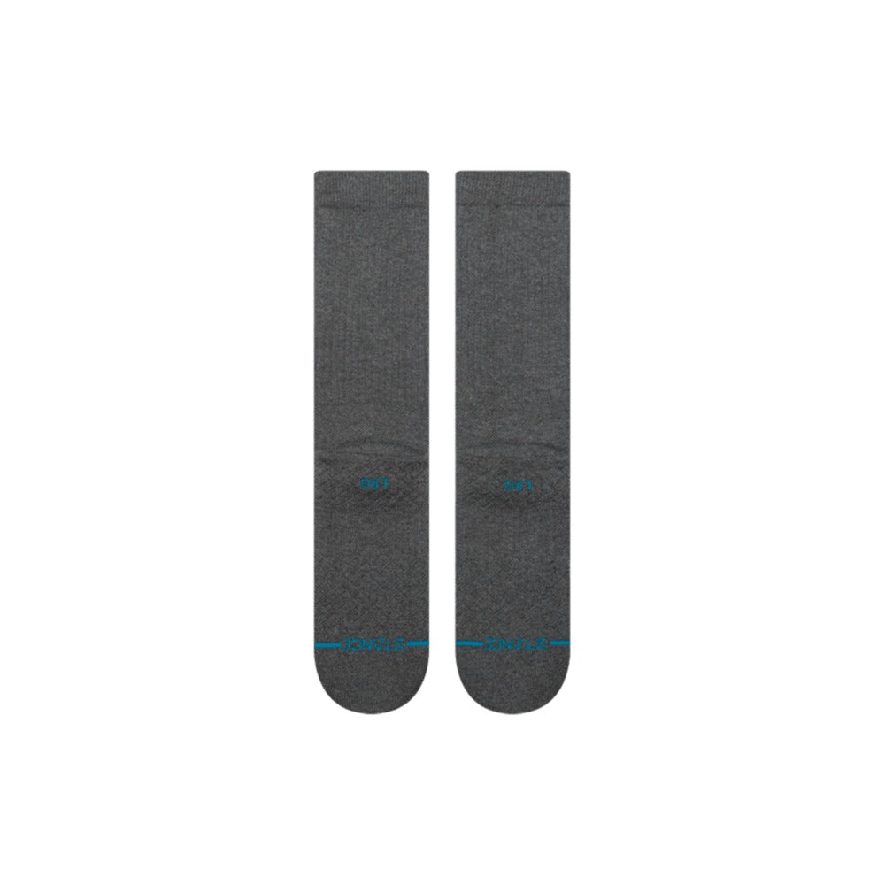 Stance Signature Crew Socks - Black Heather