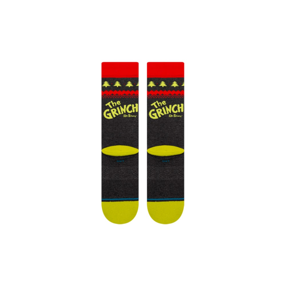 Stance Grinch Sweater Crew Socks - Black