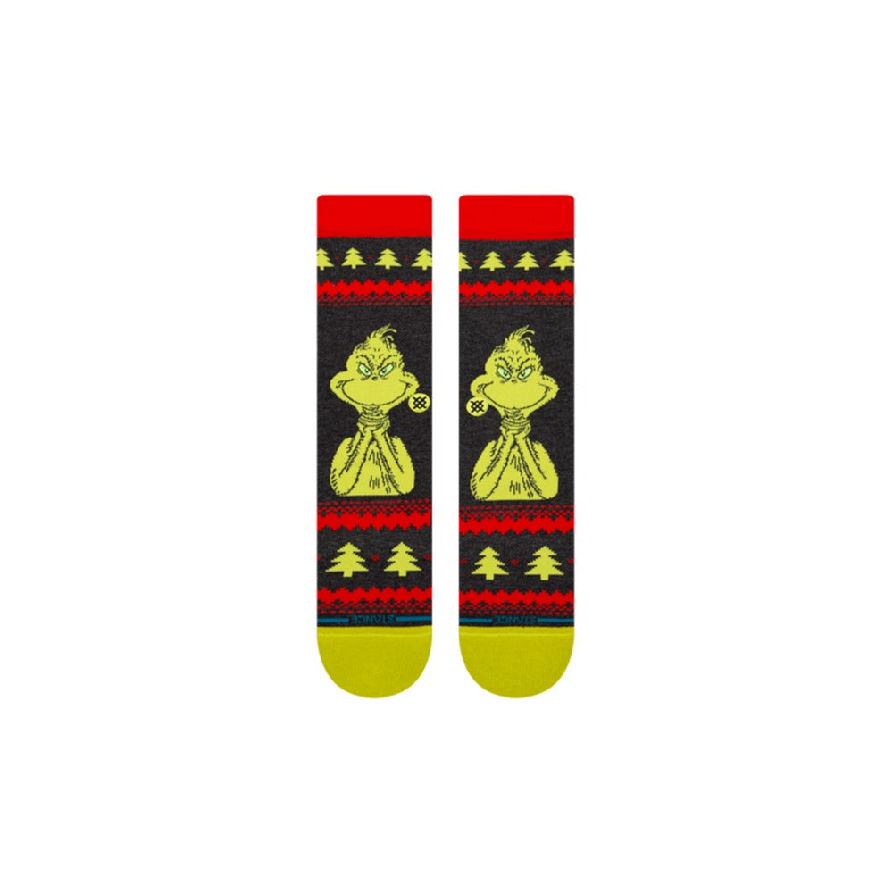 Stance Grinch Sweater Crew Socks - Black