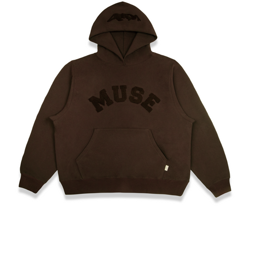 Heavyweight Chenille Hoodie  - Coffee