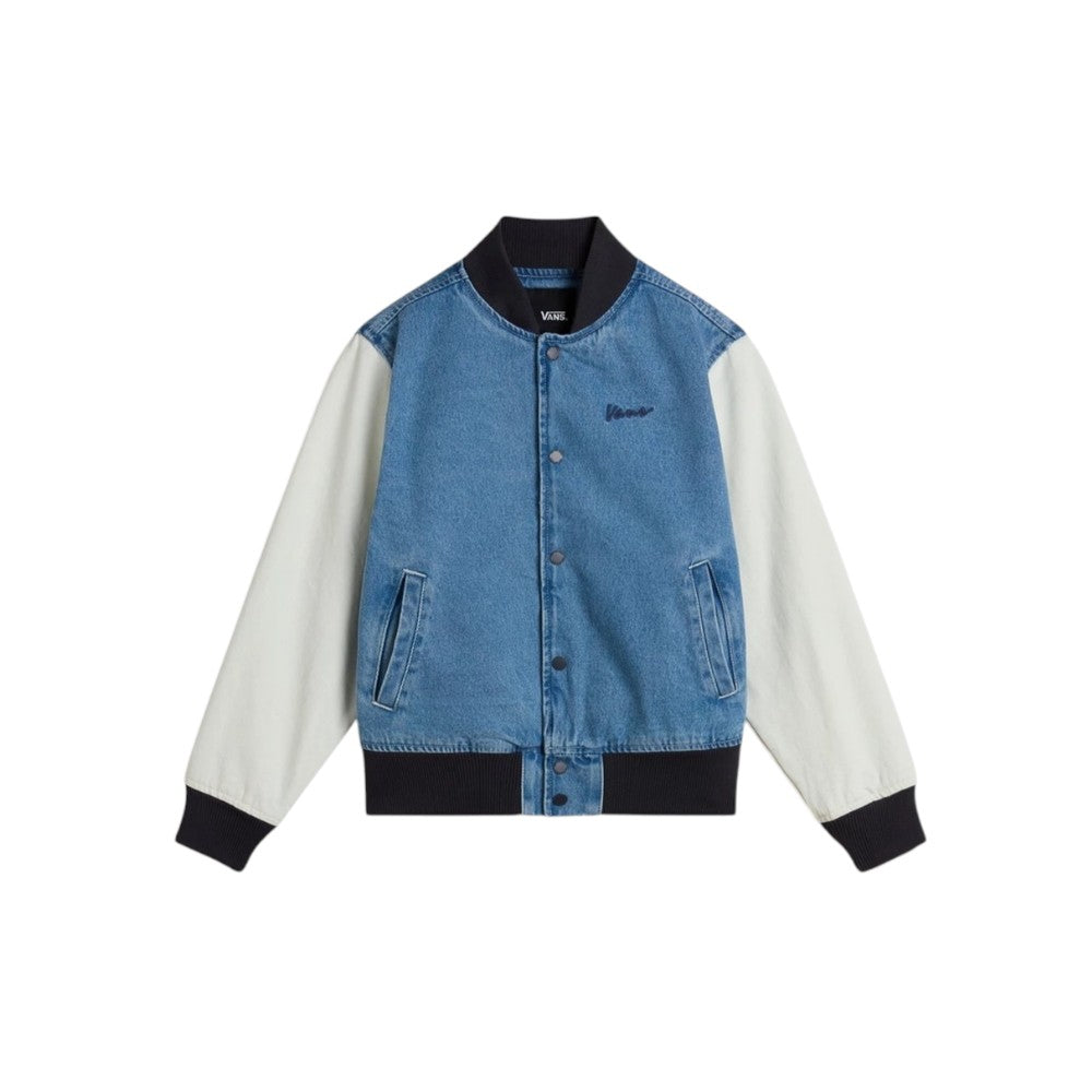 Vans Boys Denim Baseball Jacket