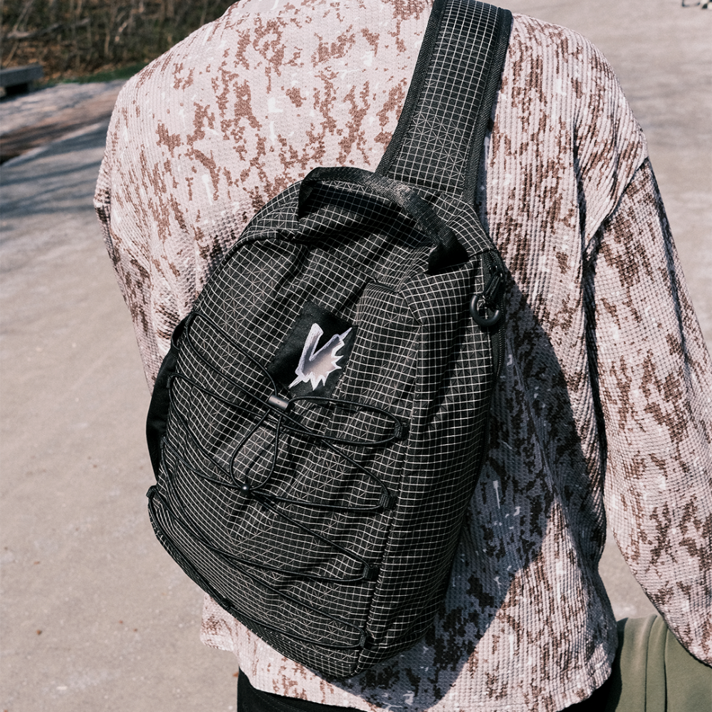 Vulgus365 All Day Sling Bag (black)