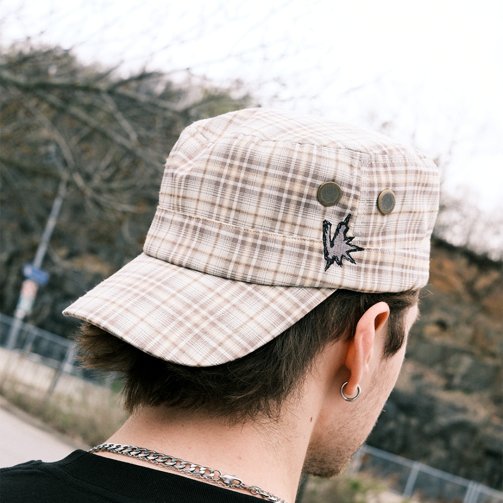 Casquette Vulgus365 Cadet (carreaux beiges)