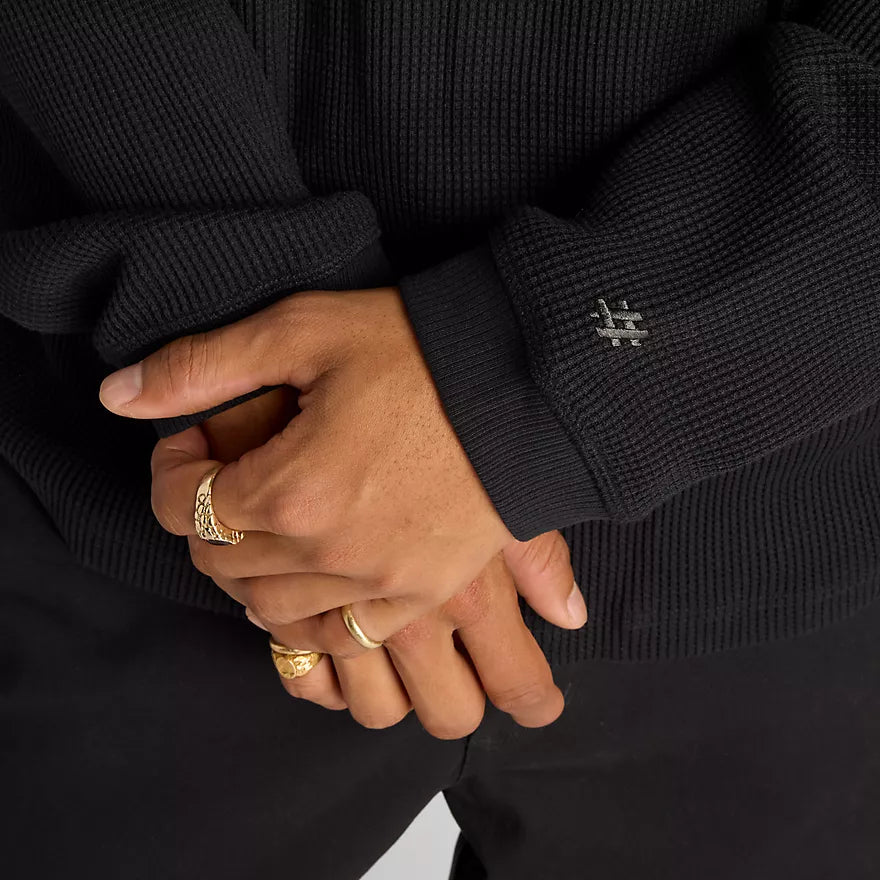 New Balance Waffle Knit Longsleeve Henley