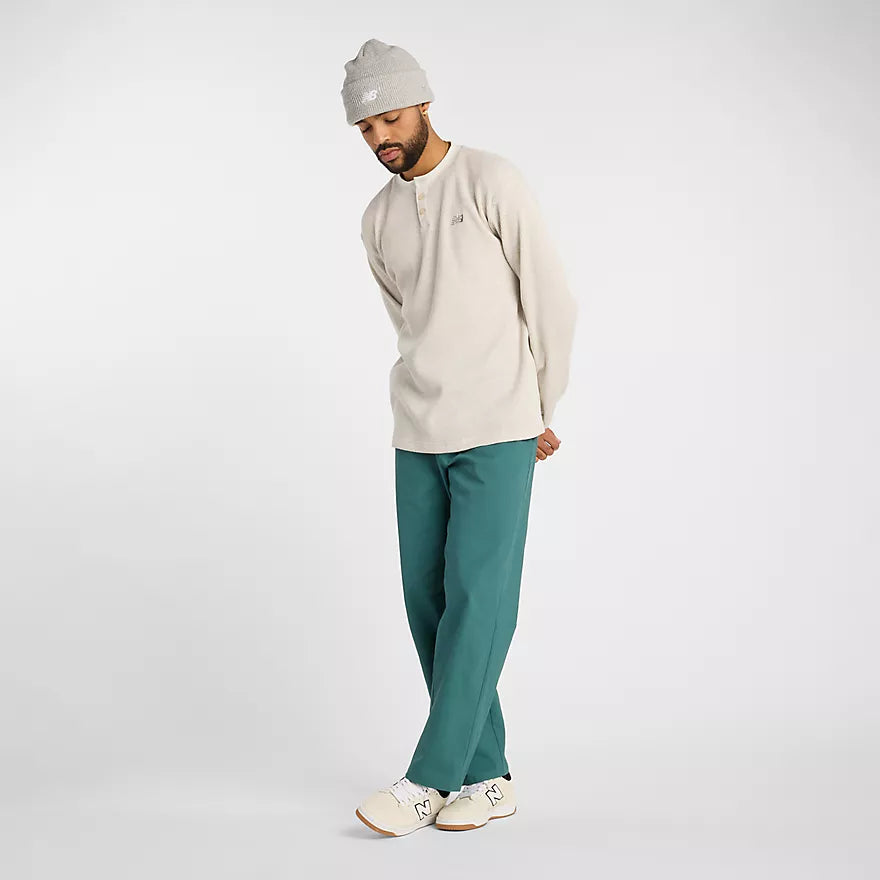 New Balance Waffle Knit Longsleeve Henley