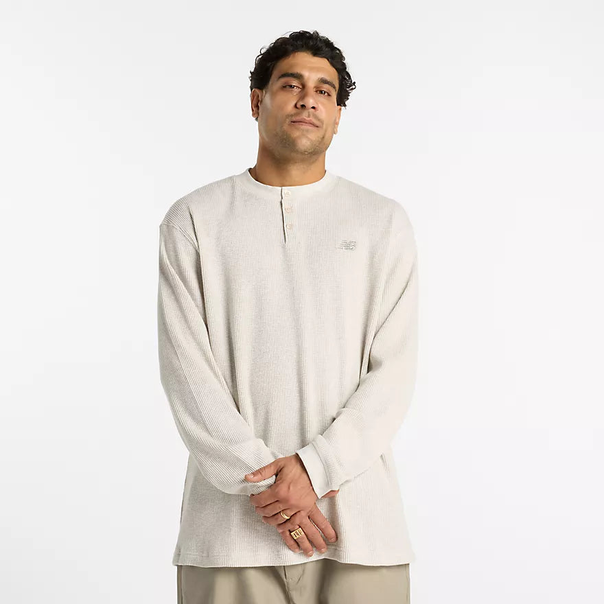 New Balance Waffle Knit Longsleeve Henley