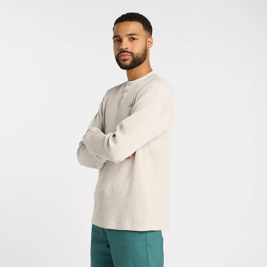 New Balance Waffle Knit Longsleeve Henley