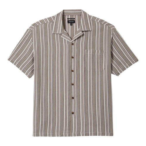 Brixton Bunker Twisted Stripe Woven Ss Shirt