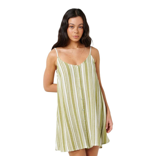 Robe de plage rayée Rip Curl pour femme