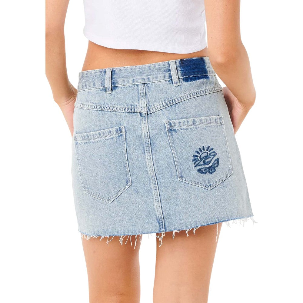 Jupe Courte en Jean Rip Curl Tabby 2.0 pour Femme