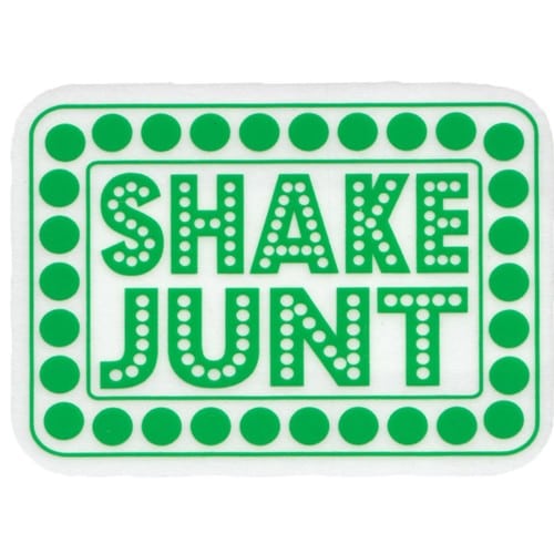 Shake Junt Box Logo Clear Stickers