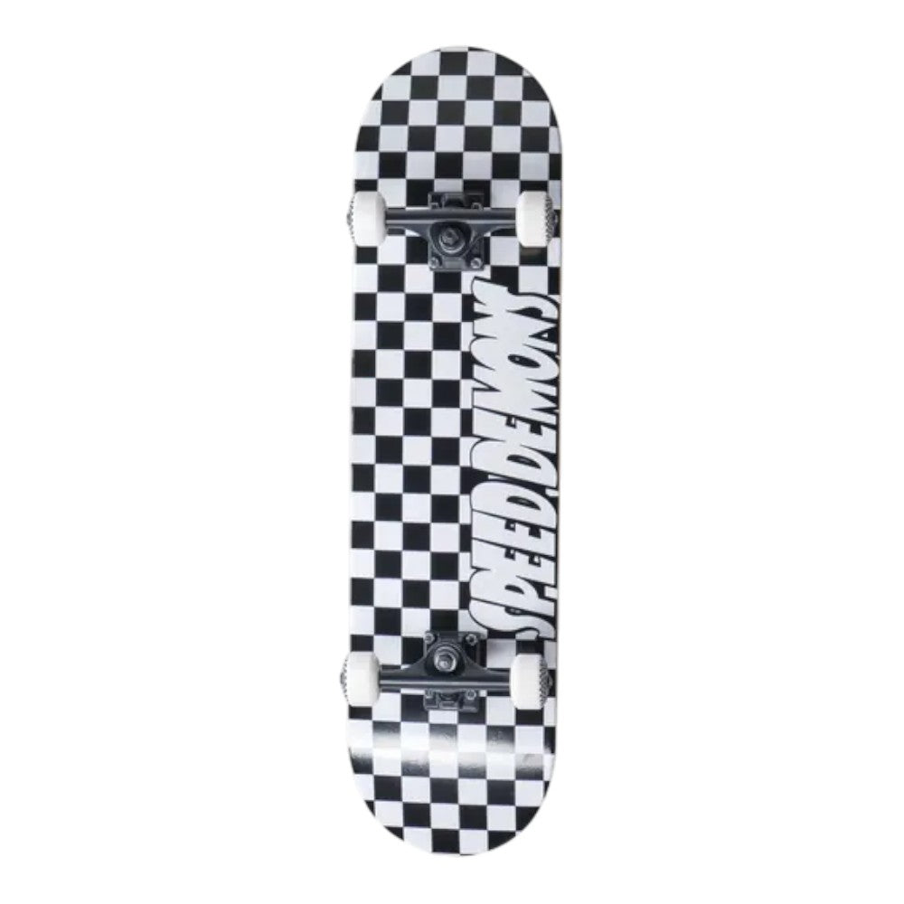 Speed Demons Checkers Skateboard Complete 8