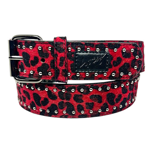 Loosey Cheetah Rivet Belt