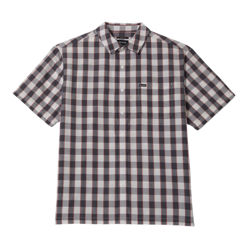 Brixton Cru Plaid Woven Ss Shirt