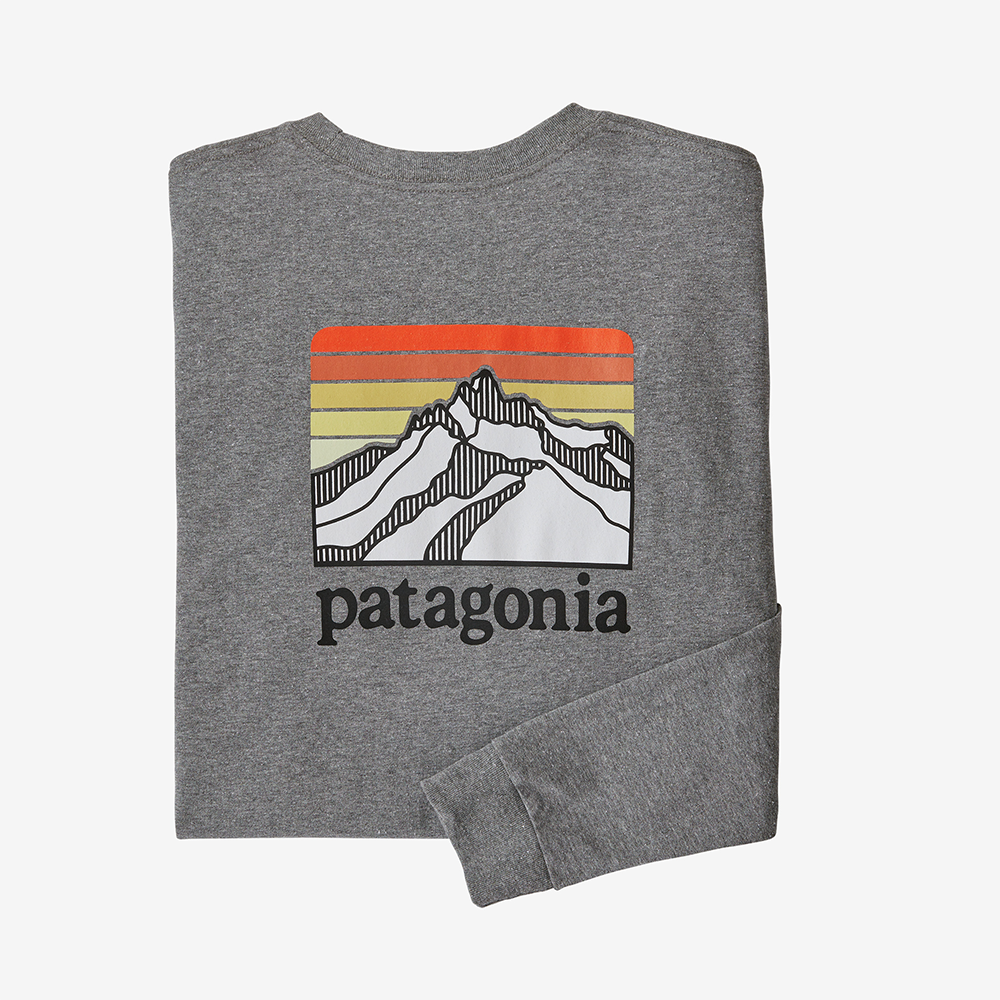 Patagonia Men's L/S Line Logo Ridge Responsibili-Tee