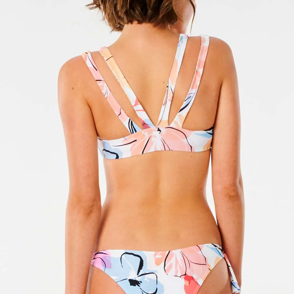 Rip Curl Women's Blossom Reversible Crop bikini Top