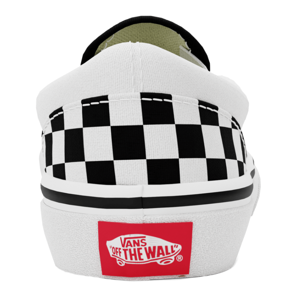 Kids white sales vans slip on