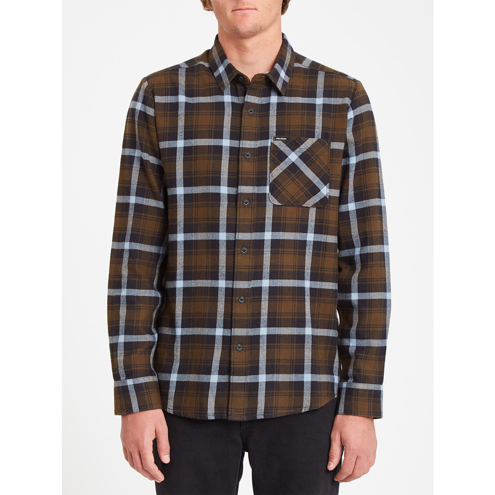 Volcom Caden Plaid Long Sleeve Flannel